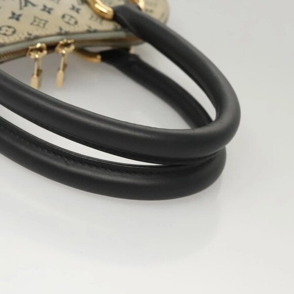 LOUIS VUITTON Monogram Mini Alma Haut Hand Bag Blue M92202 LV Auth 117318 - Picture 8 of 14